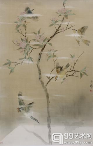 保利贵宾部线上展览之四：意图的设计——涂少辉花鸟作品展正式上线