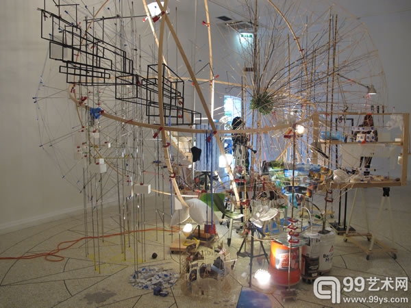 美国国家馆展览现场展出作品