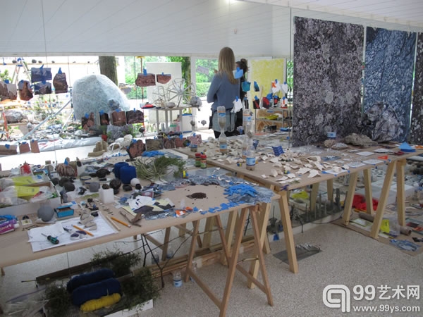 美国国家馆展览现场展出作品