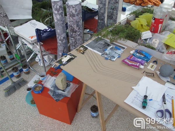 美国国家馆展览现场展出作品