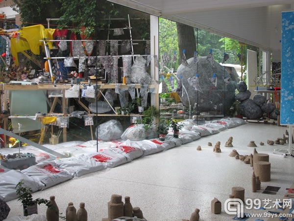 美国国家馆展览现场展出作品