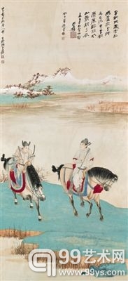 张大千精品画作拍场表现依旧坚挺