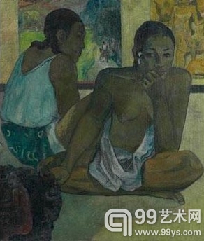 保罗·高更，《Te Rerioa》(梦想)，1897年，布面油画，95.1*130.2厘米。