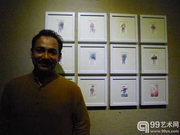 “候鸟——美院留学生群展”现场