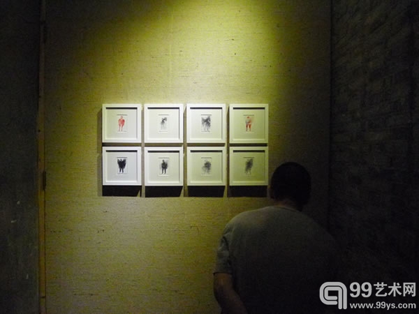 “候鸟——美院留学生群展”现场