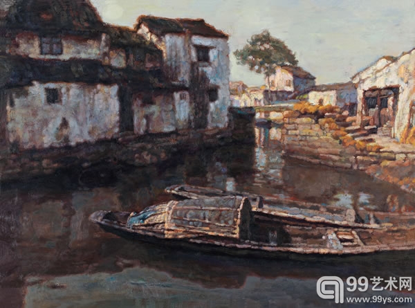 陈逸飞《水乡》