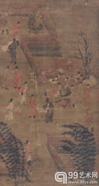 《唐后行从图》