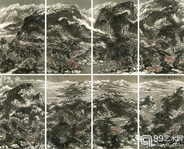 崔如琢 千山飞雪图  2005年作 
