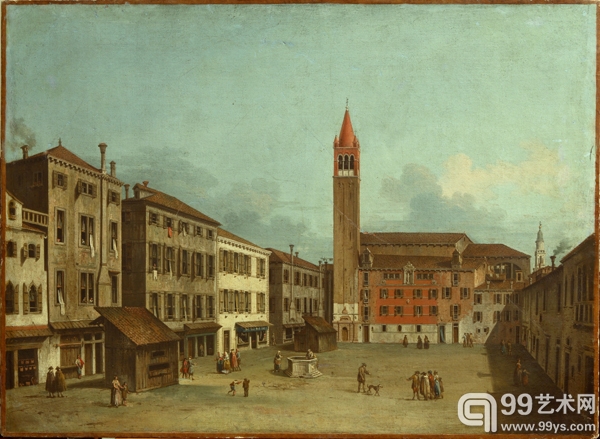 Giovanni Canaletto-Venice-oil on canvas