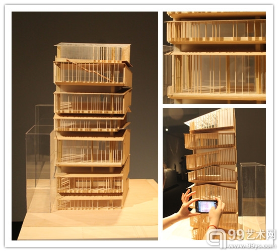 浅草文化观光中心 建筑模型