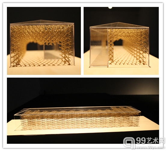 星巴克太宰府表参道店 建筑模型
