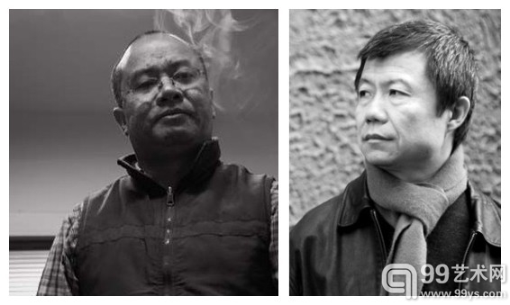 左：管郁达   右：冯峰