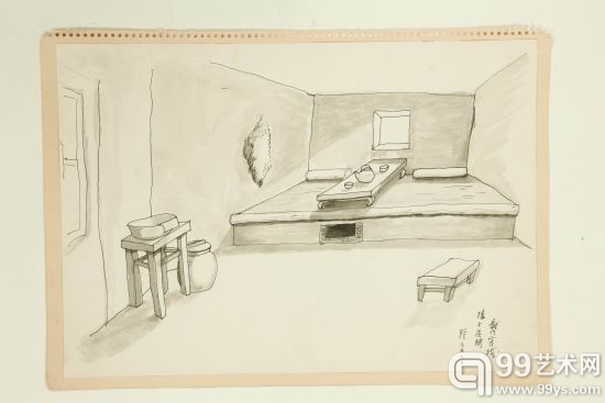 【西泠2013春拍】胡金铨《新龙门客栈》手绘场景原稿亮相拍卖
