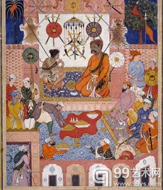 The Adventures of Hamza,约1570年。