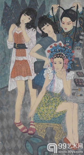人生如戏180cm×98cm