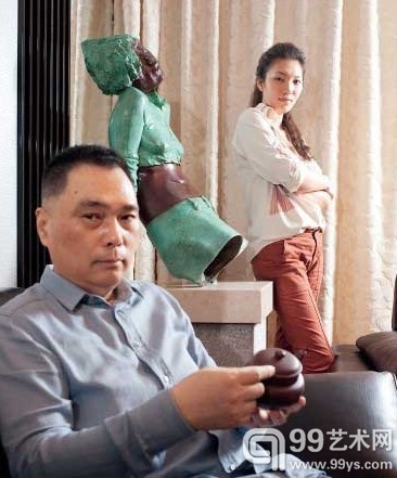 李铭 李铭、李慧娜父女喜好不同，父亲收藏紫砂，女儿偏好当代艺术