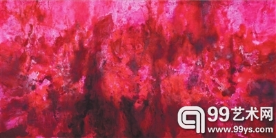 杜春辉《2012.3-5》400cm×200cm布面油画2013年作