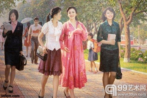 李成旭作品《上班的路上》