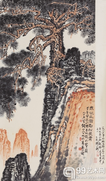 苍劲万年金陵松——保利23期“新金陵画派”阵容强大