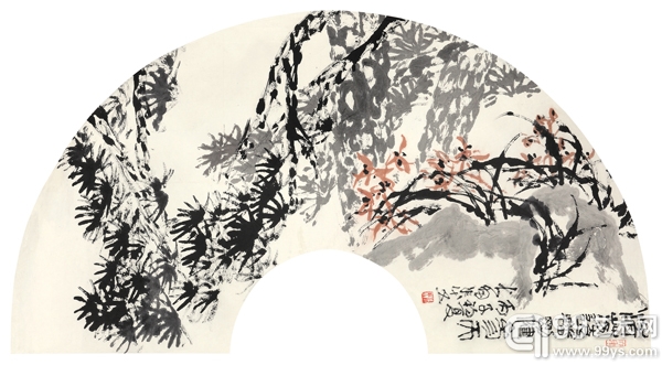陈大羽(1912-2001) 刚健参天