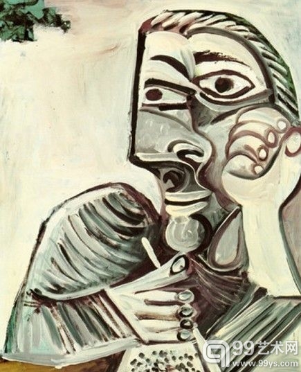 巴勃罗•毕加索1971年作品《创作之人》