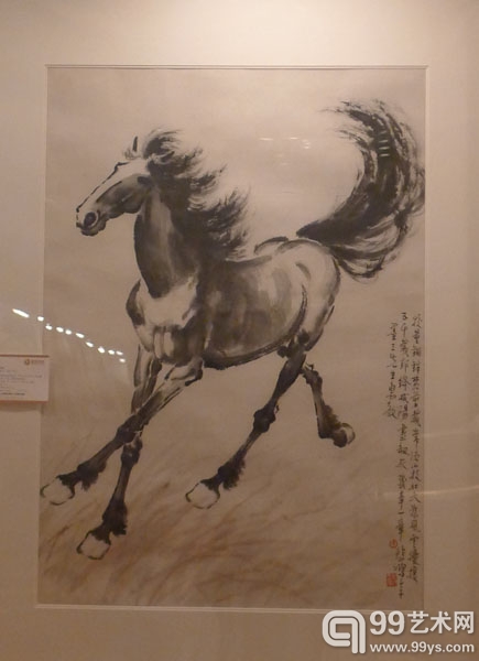 徐悲鸿《奔马图》 