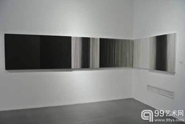 艺术家于洋参展作品《黑白物体》