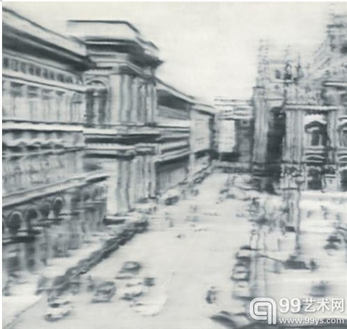 格哈德-里希特（Gerhard Richter），《米兰大教堂广场》（Domplatz, Mailand），1968年作，在纽约苏富比以37,125,000美元成交。