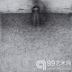 孤行者的方位 布面综合材料 100cm×100cm 2010