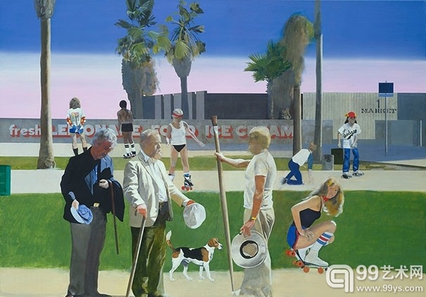 Peter Blake, The Meeting or Have a Nice Day, Mr Hockney (1981-3) Tate
