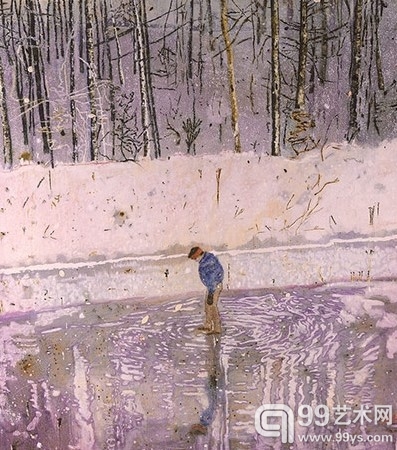 Peter Doig, Blotter (1993), Walker Art Gallery