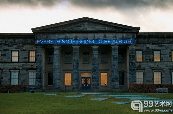Martin Creed, Work No. 975 EVERYTHING IS GOING TO BE ALRIGHT (2008), Scottish National Gallery of Modern Art