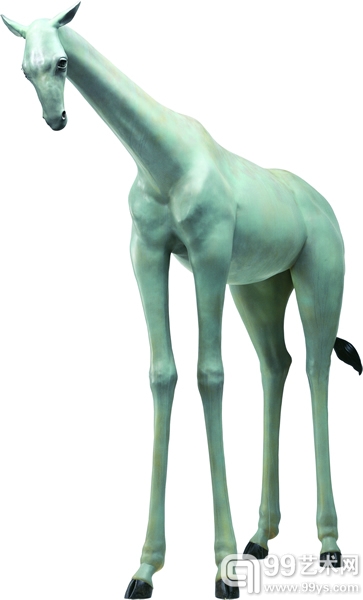 图3.8.8  向京  异境——不损兽  雕塑  195×210×62cm  2011年 