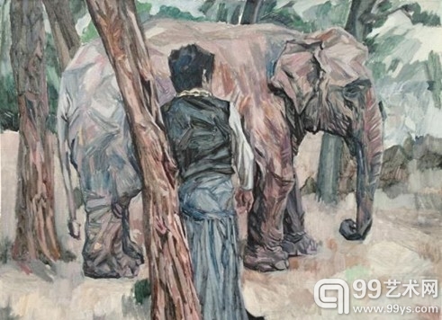《象》布面油画 150×120cm 2012 