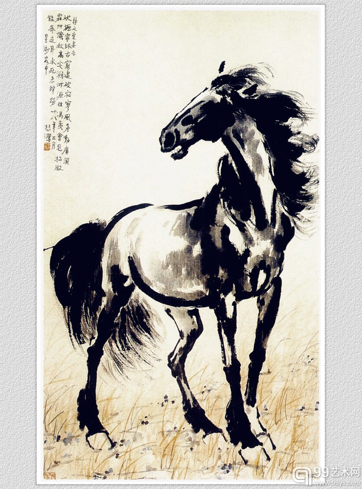 徐悲鸿国画作品