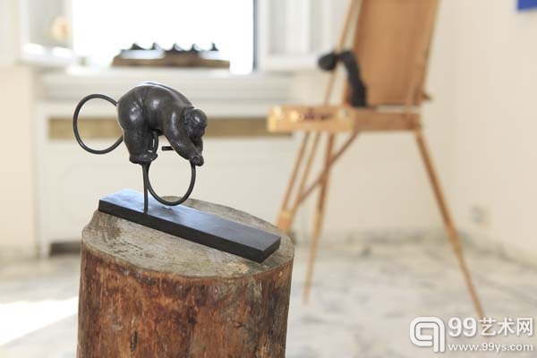 李继飞雕塑、绘画展在意大利佛罗伦萨开幕