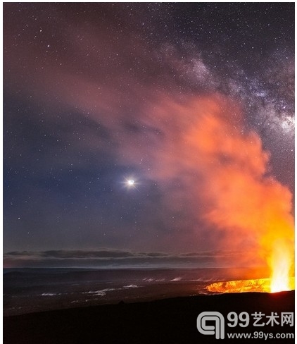 摄影师距离火山口1米 拍摄最完美火山喷发照