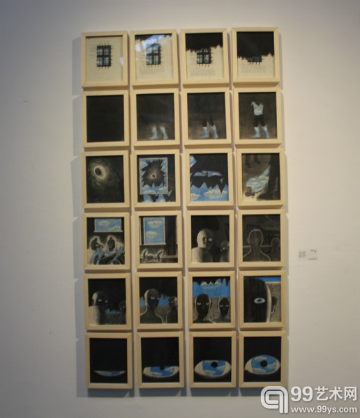 艺术家吴犇作品，并在开幕当天作品即被订购一幅