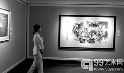 “敬华艺术空间”展示了吴昌硕、任伯年、徐悲鸿、齐白石等几十位中国书画名家的作品。