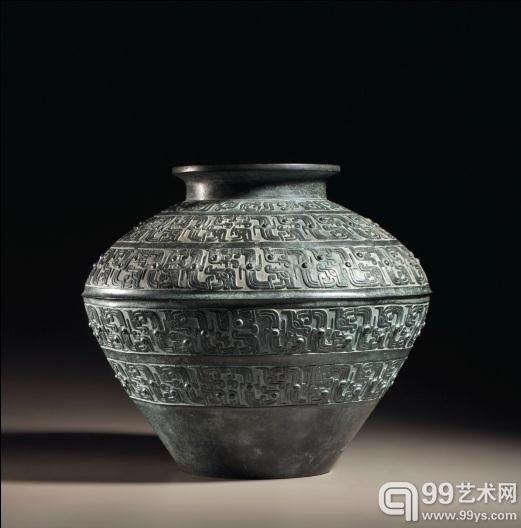 春秋 青铜蟠龙纹罍