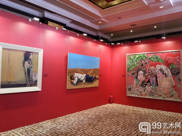 “时代印记——中国当代油画作品展”现场