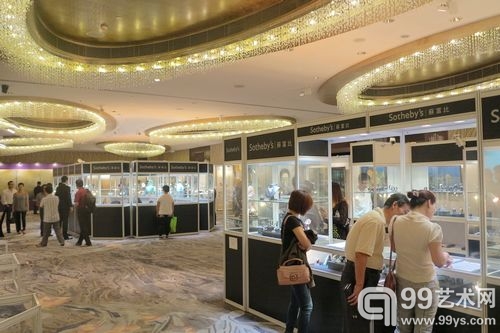 香港苏富比预展现场