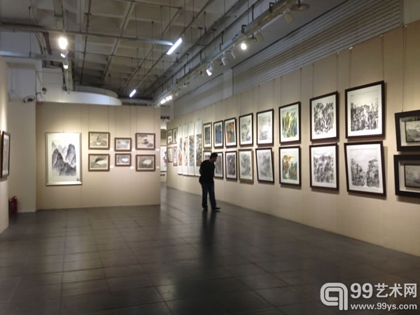 “气韵生动”博宝艺术网第二届国画家联展现场