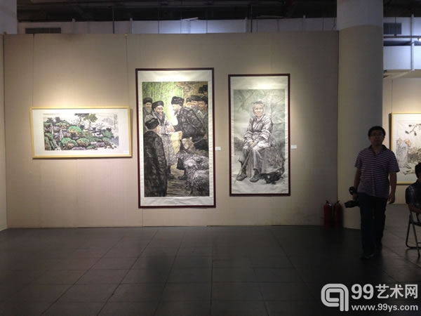 “气韵生动”博宝艺术网第二届国画家联展现场