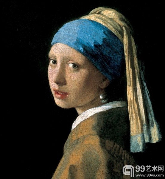 4. 维米尔1665年作品《戴珍珠耳环的少女》