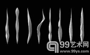 宋波纹的3D 打印作品《波纹笔》