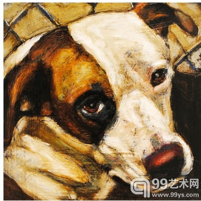 美画家为5500只被害狗作画