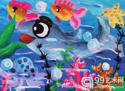 夏俊峰之子夏健强的画