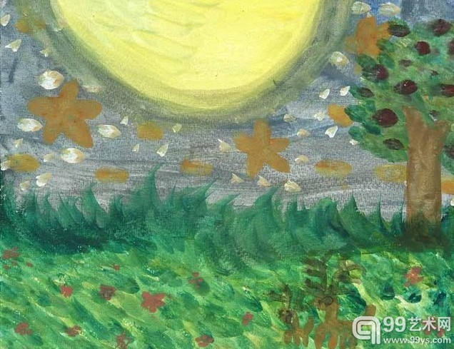 夏俊峰之子夏健强的画