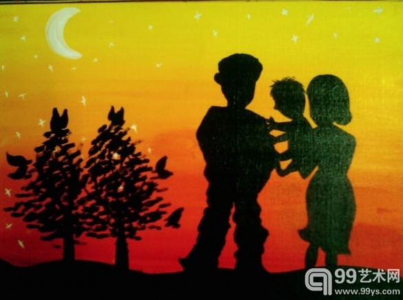 夏俊峰之子夏健强的画